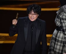 기생충 '국제영화상' 수상, 봉준호 "내일 아침까지 취할 것"