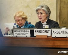 '코리아 포비아' 퍼지는데…유럽 간 강경화 장관