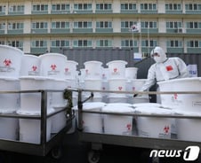 코로나19 생활치료센터 폐기물도 당일 소각처리한다