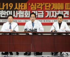 "의협, 코로나19사태 대응 약화하는 부적절 행태 중단해야"