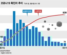 국내 코로나19 확진자 8236명…성남 은혜의 강 교회 46명 확진