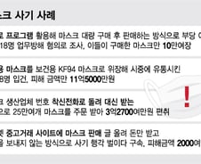가짜 KF94 팔아 수억씩 챙긴 '그놈들'…마스크 사기, 이렇게 했다