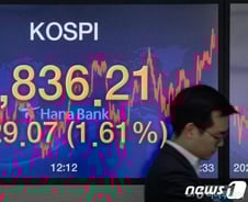 외인 26일 연속 '팔자'…개미가 지킨 1800 지지선