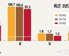 식량자급률 47%…쌀은 넉넉한데 나머지 식량안보는