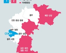 [그래픽]4·15 총선 당신 확실·유력 지역구-충북