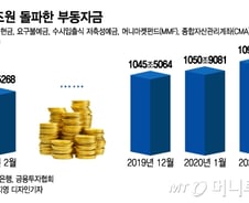 "코로나 쇼크, 금고 밖은 위험해" 두달만에 50조원 쌓였다