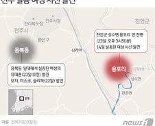[사진] [그래픽] 전주 실종여성 시신 발견