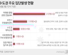 [사진] [그래픽] 코로나19 수도권 주요 집단발생 현황 (6.3일 12시 기준)