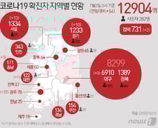 [사진] [그래픽] 코로나19 확진자 지역별 현황(2일)