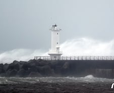[르포]가로수 뽑히고 중앙분리대가 엿가락처럼…"이런 광경 처음"
