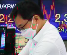 코로나19 재확산에 코스피 1% 후퇴…5거래일 만에 첫 하락