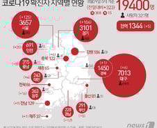 [사진] [그래픽] 코로나19 확진자 지역별 현황(29일)