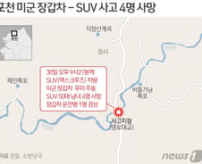 [단독]미군 장갑차 추돌 전 '비틀비틀'…'4명 참극' SUV 음주운전 정황 