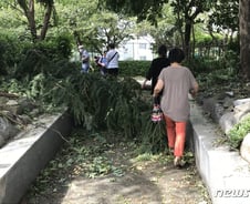 [르포] 태풍 차바 '악몽' 마린시티 주민들 뜬눈으로 밤새워…'월파 없어 안도'