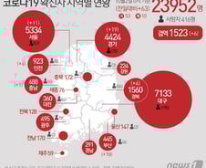 [사진] [그래픽] 코로나19 확진자 지역별 현황(2일)