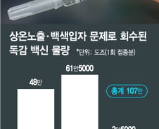 독감 예방 접종 줄 섰는데 107만명분 회수…'백신 대란' 오나