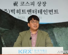 바팜·카겜 학습효과?…빅히트, 따상 찍고 28만원까지 '뚝'