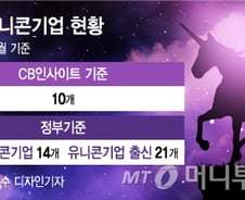 [단독]정부 K유니콘 14개로 집계…'출신'기업까지 21개