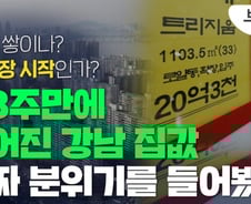 "은마 매물 쌓이는 중"·"서초는 아직" 강남 집값은 지금…[부릿지]