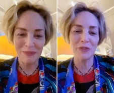 바이든 지지했던 샤론 스톤, "美 대선 결과에 눈물" 소감