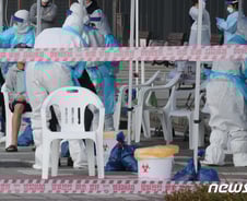 [르포]코로나에 멈춘 제주영어교육도시…인적 끊긴 채 진료소만 분주