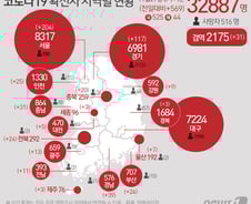 [사진] [그래픽] 코로나19 확진자 지역별 현황(27일)