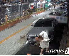 [단독] 제네시스 화분테러 여성, 경찰 자진출석…조사 후 귀가