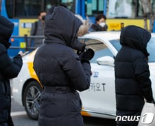 [르포]"동장군 기승"…시민들 중무장 출근