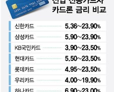 3%대 카드론도 나왔다···불타오르는 2금융 대출 마케팅