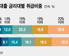 은행 막으니 2금융이 반사이익…이자 더 내는 고신용자