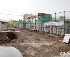 [르포] 경찰 수사 '광양시장 땅' 포함된 도로개설 현장 가보니