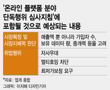 [단독]데이터 많은 플랫폼, 매출 적어도 '시장지배자' 규제