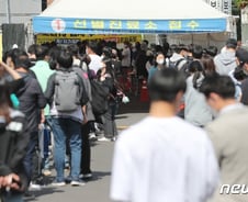 [르포]"학교·학원만 다녔는데"…선별진료소 몰려간 제주 학생들 