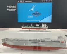 현대重 "수소추진선 수주 임박…수전해 사업도 내년 본격 시작"