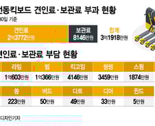 [단독]서울시 전동킥보드 견인료 누적 3억…비용 부담은 업체 몫, 왜?