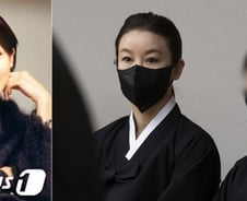 '전두환 둘째 며느리' 박상아, 빈소서 포착…"옛 눈매 그대로"