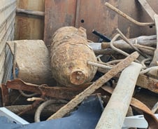 [단독]마포 고철상서 발견된 '수상한 물건', 6·25 불발탄 추정…시민 250명 대피