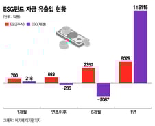 증시 하락에도 ESG펀드로 꾸준한 자금 유입..연초이후 883억