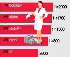 [더차트]1.2억원 IT 여성연봉킹은 삼성전자 아닌 '이곳'
