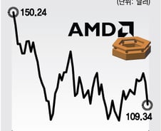 2일간 11% 급락한 AMD…PC-게임기 수요 약세 전망에 '흔들'[오미주]