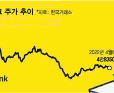 롤러코스터 타는 카카오뱅크…'尹 대표 수혜株' vs '고속성장 끝'