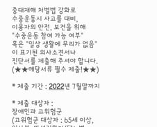 [단독]중대재해법 피하려고…이용자에 '의사소견서' 요구한 복지관