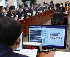 국감첫날 여야 '영빈관' 충돌…尹·文 대통령 과거발언 줄줄이 소환