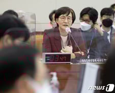 방문진 국감에서 'MBC, 尹발언 보도' 공방… 권태선 "날조 아냐"