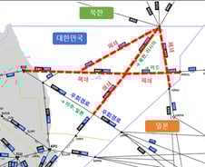 北미사일 발사로 '동해 일부항로' 폐쇄 "항공기 안전 고려"