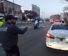 [르포]"수험장 늦을거 같아요" 발동동…그 순간 나타난 구세주