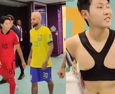 [더영상] 네이마르와 유니폼 바꾼 윙크남 이강인…日 논란의 예선 결승골