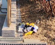 [르포]쓰레기통 모두 없앴더니…'반려견 배변봉투'투기에 몸살앓는 공원
