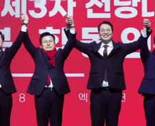 "어차피 대표는 김기현?" 金 당선 가능성 59%...안철수의 3배