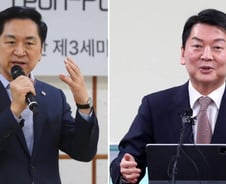 與 전당대회 'D-2'…김기현 35.8% vs 안철수 25.5%